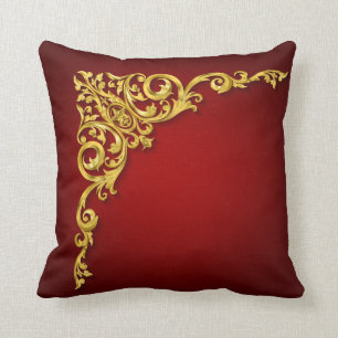 Klassisches Goldwurfkissen Kissen