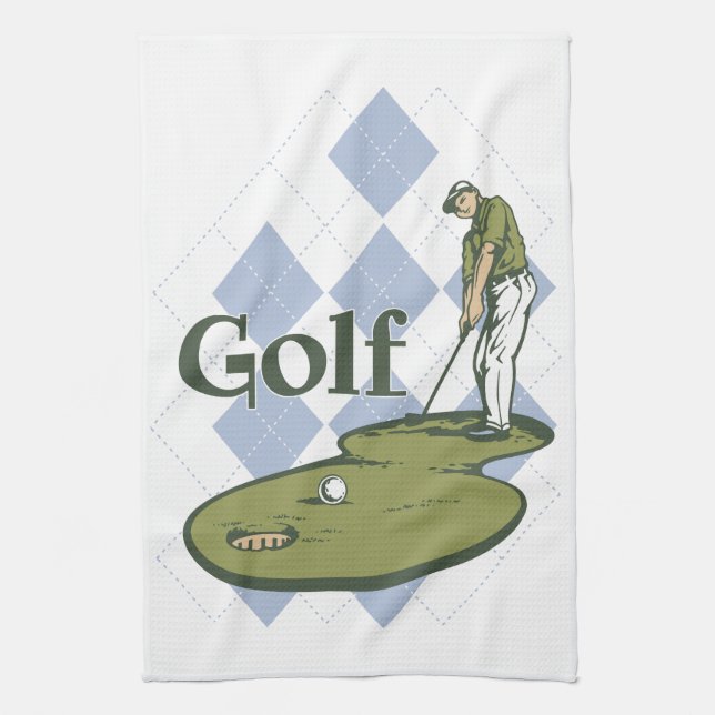 Klassisches Golf Handtuch (Vertikal)