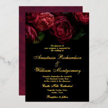 Klassisches Gotisches Elegantes Schwarzes & Gold H