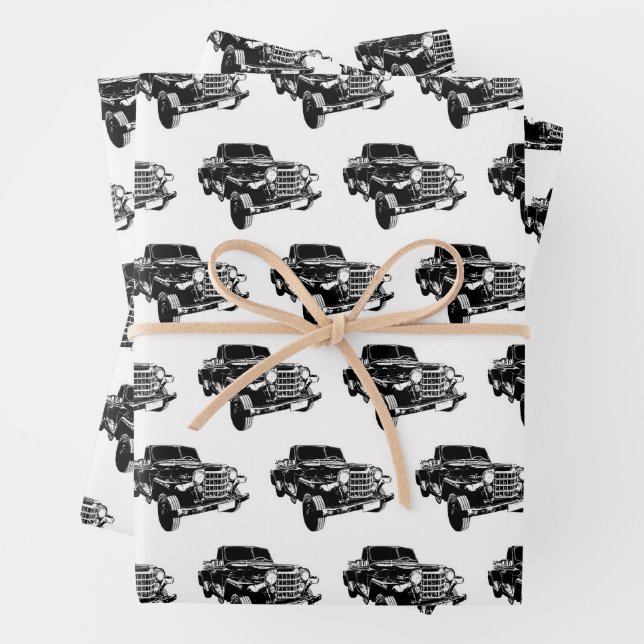 Klassisches Grafikmotiv Geschenkpapier Set (Beispiel)