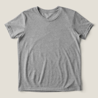Klassisches graues Basic-T-Shirt – Bequem für den  Tri-Blend Shirt