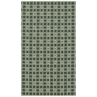 Klassisches griechisches Schlüssel-Muster in Waldg Tischdecke