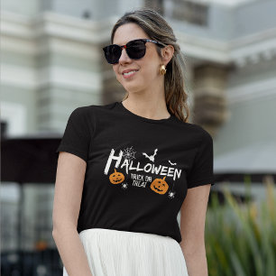 Klassisches Halloween: Trick oder Treat Tri-Blend Shirt