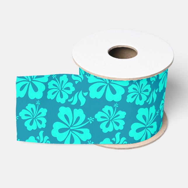 Klassisches hawaiisches Blumenband Ripsband (Spule)