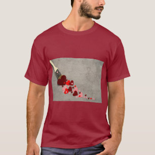 Klassisches Herz-Liebe-Symbol-T-Shirt T-Shirt