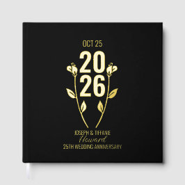Klassisches Hochzeitstag Gästebuch