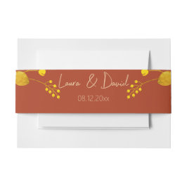 Klassisches Hochzeitstil Einladungsbanderole