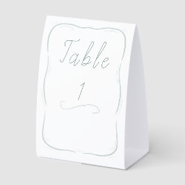 Klassisches Hochzeitstisch-Schild mit Rahmen Tischaufsteller
