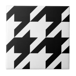 Klassisches Houndstooth-Muster Dogstooth-Karo-Desi Fliese