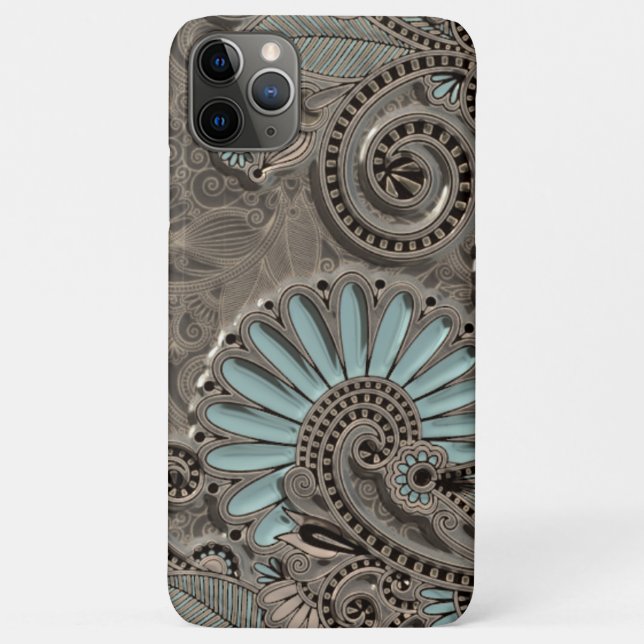 Klassisches Hübsch Chic Damask Paisley Floral Must Case-Mate iPhone Hülle (Rückseite)