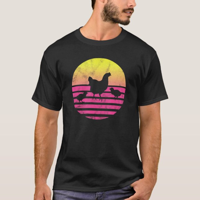 Klassisches Hühnchen T-Shirt (Vorderseite)