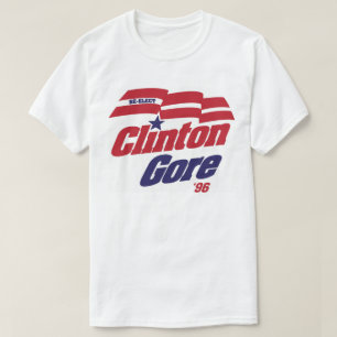 Klassisches Kampagnenlogo Clinton/Gore 1996 T-Shirt
