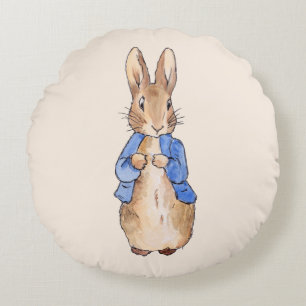 Klassisches Kaninchen-Häschen Rundes Kissen