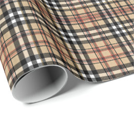 Klassisches kariertes Design Geschenkpapier