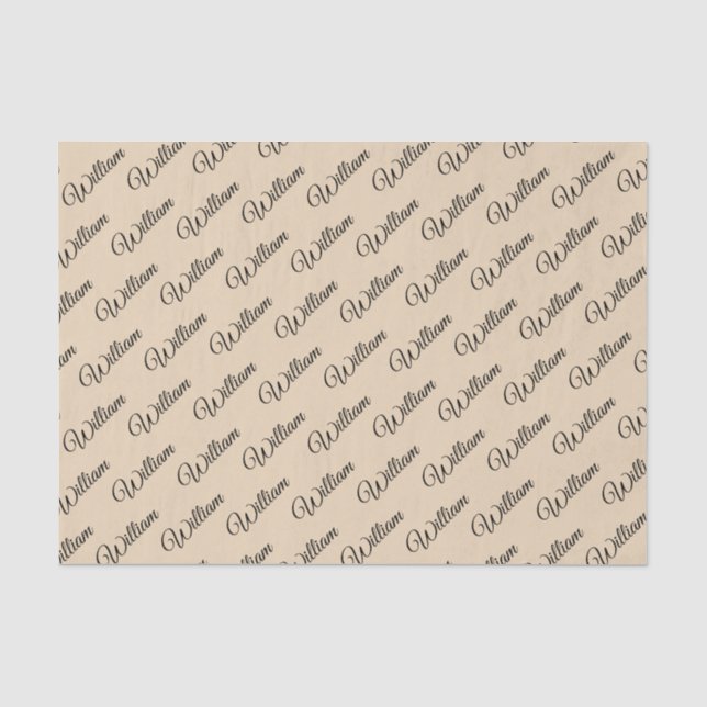 Klassisches kariertes Design Seidenpapier (Vorderseite)
