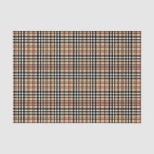Klassisches kariertes Design Seidenpapier
