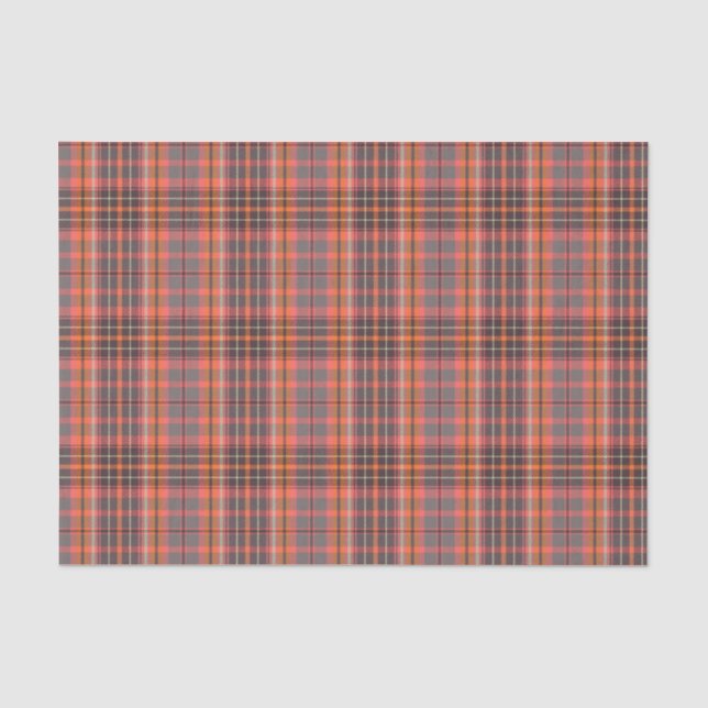 Klassisches kariertes Design Seidenpapier (Vorderseite)