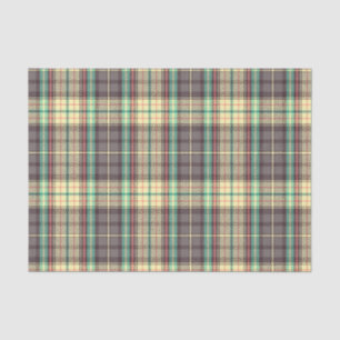 Klassisches kariertes Design Seidenpapier