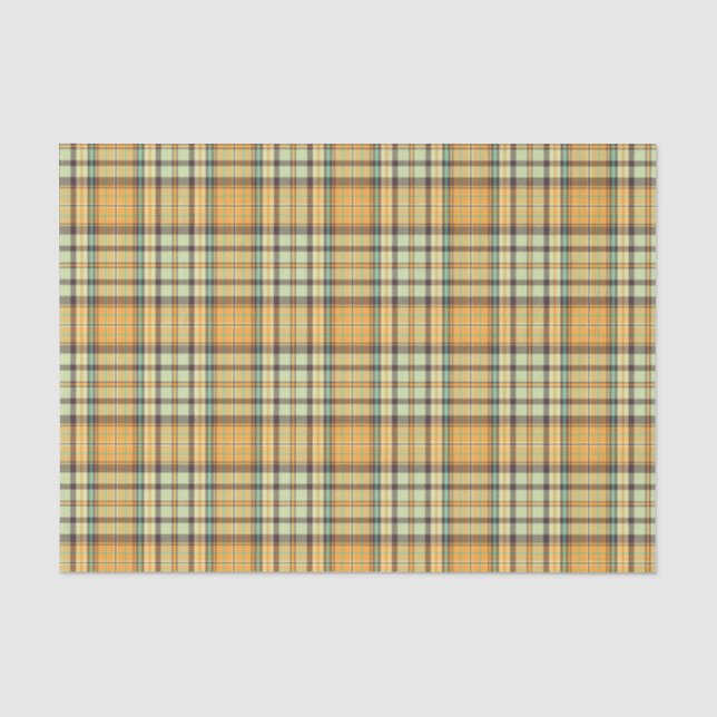 Klassisches kariertes Design Seidenpapier (Vorderseite)
