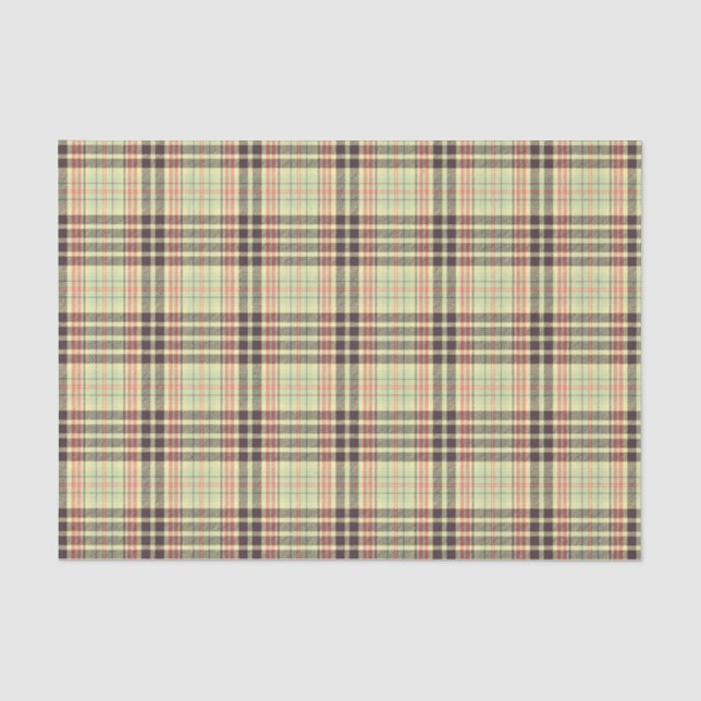 Klassisches kariertes Design Seidenpapier (Vorderseite)