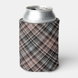 Klassisches Kariertes Tartan Dosenkühler