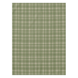 Klassisches Kariertes Tartan-Muster-Olivenöle Grün Tischdecke