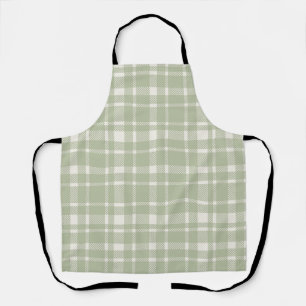 Klassisches Kariertes Tartan-Muster-weich Grün & E Schürze