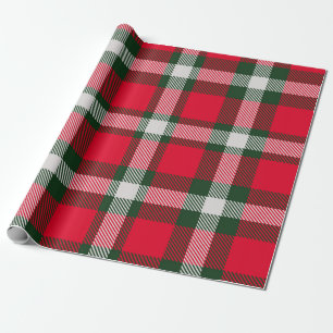 Klassisches kariertes Tartan nahtloses Design Hint Geschenkpapier