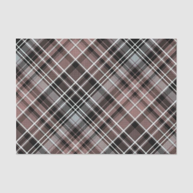 Klassisches Kariertes Tartan Seidenpapier (Vorderseite)