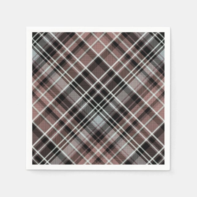 Klassisches Kariertes Tartan Serviette (Vorderseite)