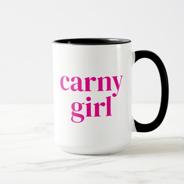 Klassisches Karneval Mädchen groß Tasse (Rechts)