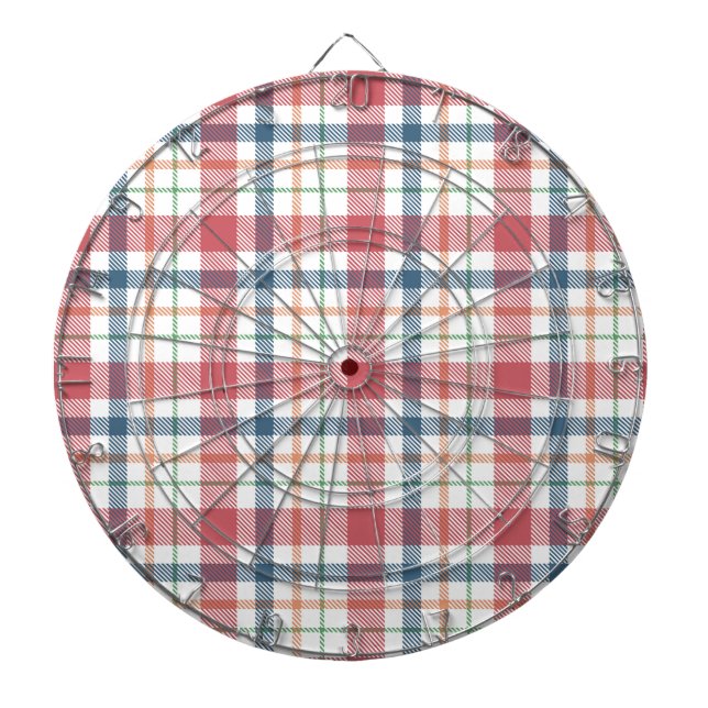 Klassisches Karomuster Dartscheibe (vorne)