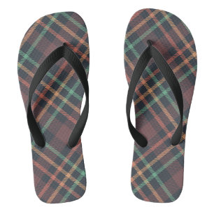 Klassisches Karomuster Flip Flops