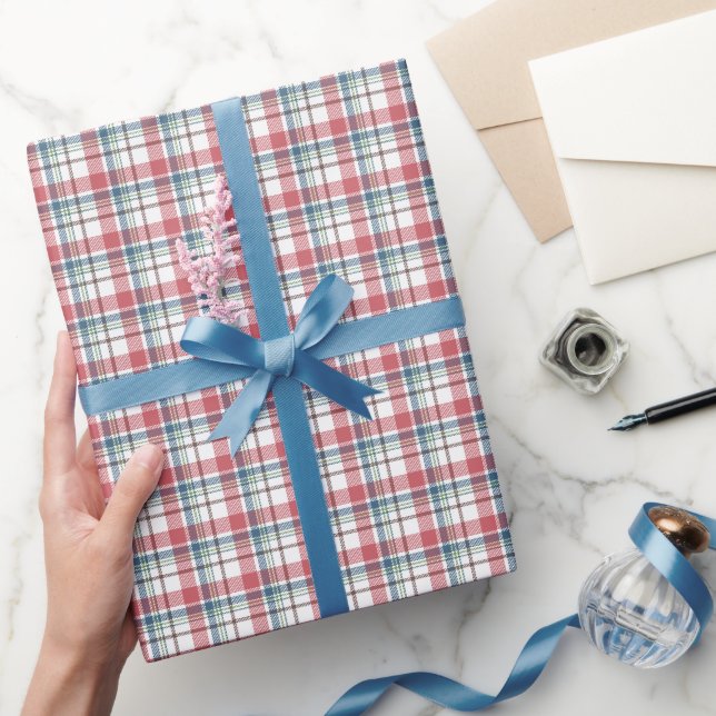 Klassisches Karomuster Geschenkpapier (Schenken)