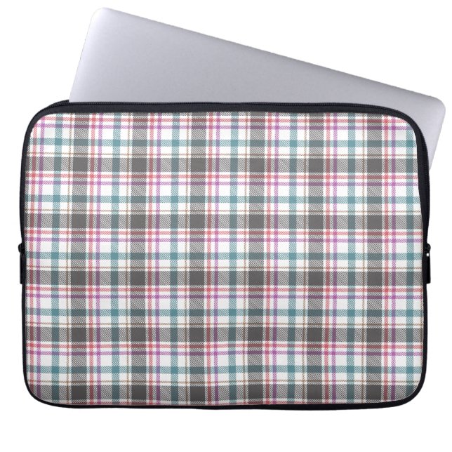 Klassisches Karomuster Laptopschutzhülle (Vorderseite)