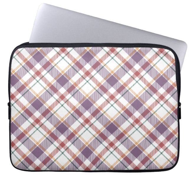 Klassisches Karomuster Laptopschutzhülle (Vorderseite)