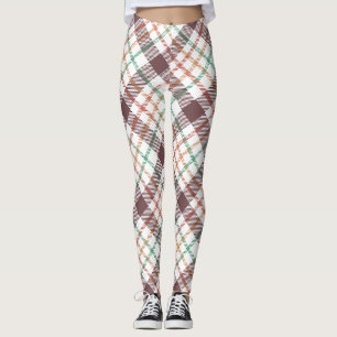 Klassisches Karomuster Leggings