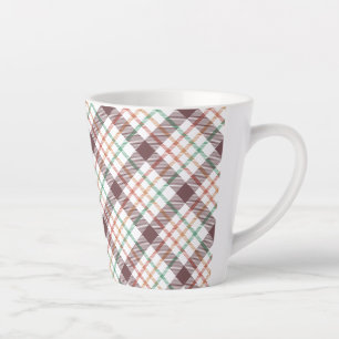 Klassisches Karomuster Milchtasse