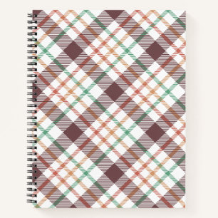 Klassisches Karomuster Notizbuch