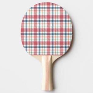 Klassisches Karomuster Tischtennis Schläger