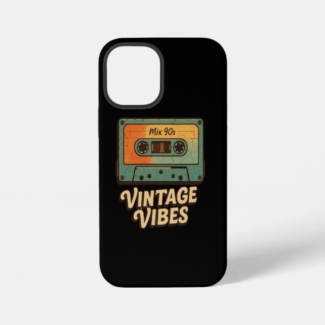 Klassisches Kassette iPhone 12 Mini Hülle (Rückseite)