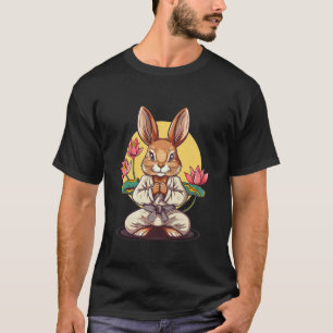 Klassisches Kickboxen Kaninchen Taekwondo Karate M T-Shirt