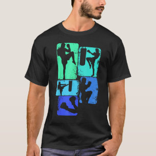 Klassisches Kickboxen Kickboxer Karate Taekwondo J T-Shirt