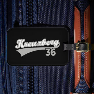 Klassisches Kreuzberg 36 Kiez-Logo Oldschool Gepäckanhänger