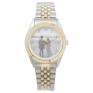 Klassisches kundengerechtes Foto-Geschenk Armbanduhr