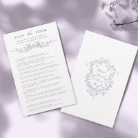 Klassisches Lavendel-Blumenspiel 'Gedicht weiterge