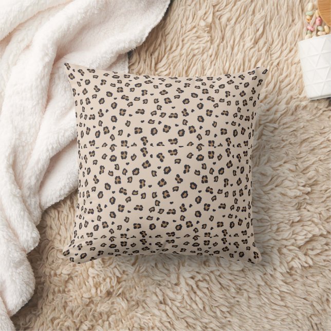 Klassisches Leopard-Druckkissen Kissen (Decke)