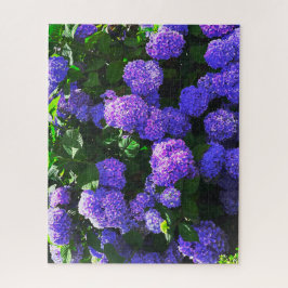 Klassisches Lila-realistisches Hydrangea-Puzzle