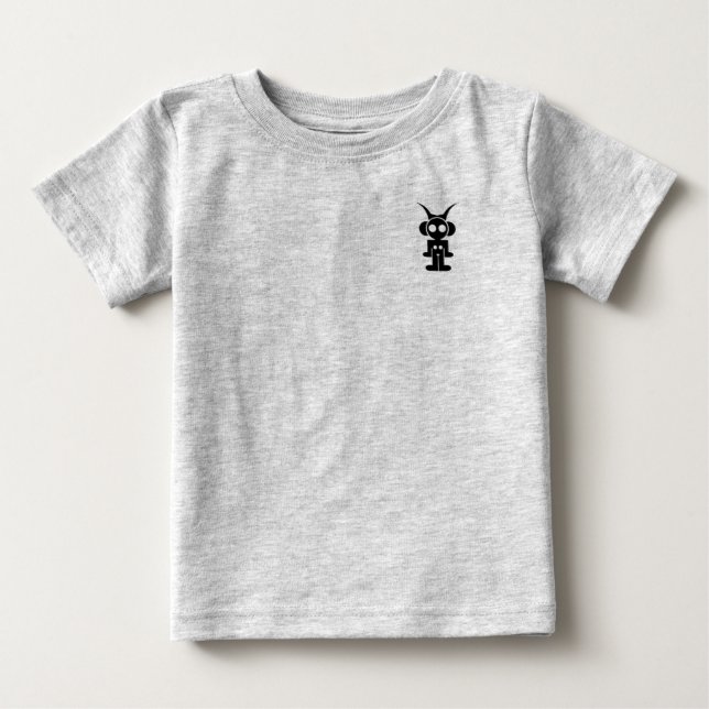 Klassisches Logo BLACK PRINT Baby T-shirt (Vorderseite)