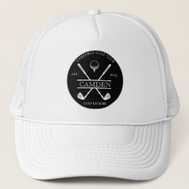 Klassisches Logo des Golfklubs Truckerkappe